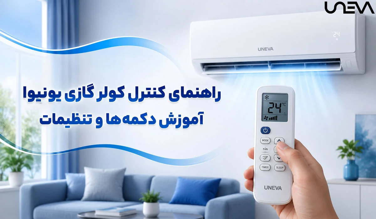 راهنمای کنترل کولر گازی یونیوا